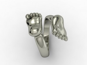 jewellery ring foot Modelo de Impressão 3D