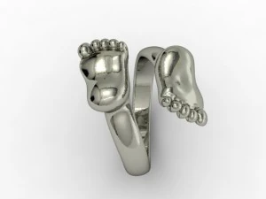 jewellery ring foot 3D Print Model