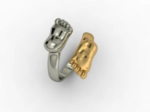 jewellery ring foot 3D Print Model