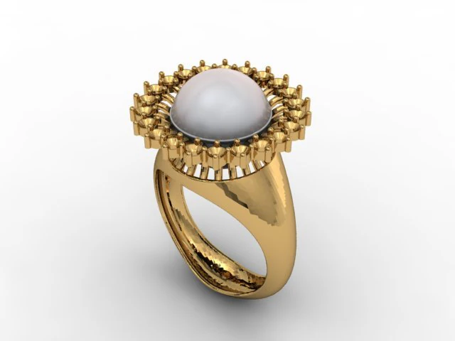 jewellery ring 3D Print Model .c4d .max .obj .3ds .fbx .stl .blend 