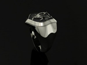 scorpion man signet ring 3D Print Model