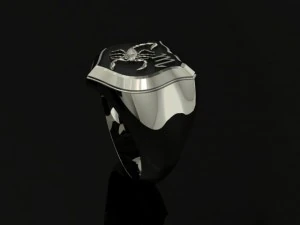 scorpion man signet ring 3D Print Model