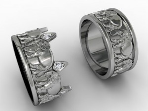 elephant rings 3D-printmodel