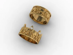 elephant rings 3D Print Model