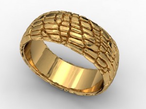 jewellery ring skin 3D Baskı Modeli