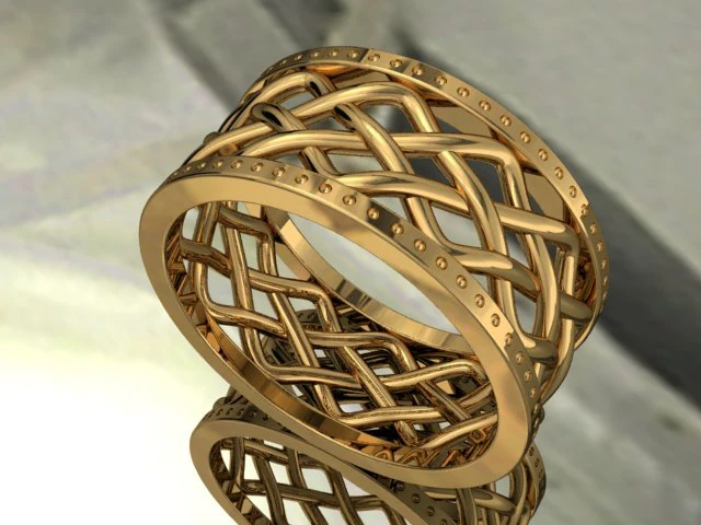 jewellery ring 3D Print Model .c4d .max .obj .3ds .fbx .stl .blend