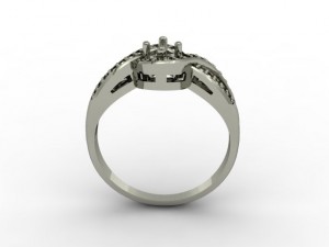 jewellery ring Model Cetak 3D