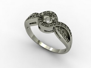 jewellery ring Model Cetak 3D