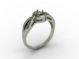 jewellery ring Model Cetak 3D