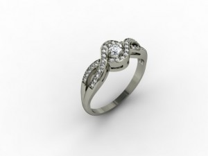 jewellery ring Model Cetak 3D