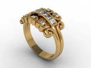 bague &agrave; bijoux Modèles 3D en vedette