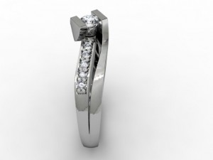 jewellery ring 3D-Druckmodell