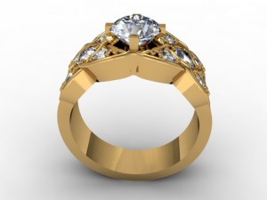 jewellery ring Model Cetak 3D