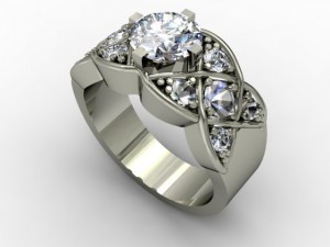 jewellery ring Model Cetak 3D