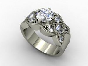 jewellery ring Model Cetak 3D