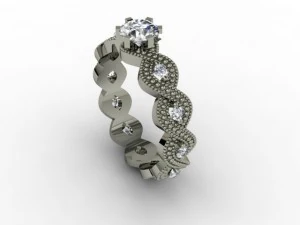 anel de joalheria Modelo de Impressão 3D