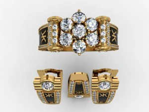 jewellery ring 3D Print Model