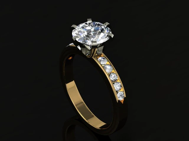 jewellery ring 3D Print Model .c4d .max .obj .3ds .fbx .stl .blend 