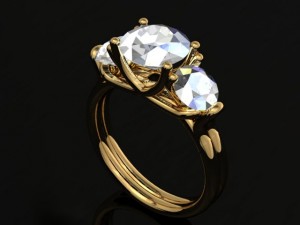 jewellery ring 3D-printmodel