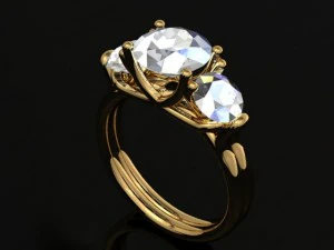 jewellery ring 3D Baskı Modeli