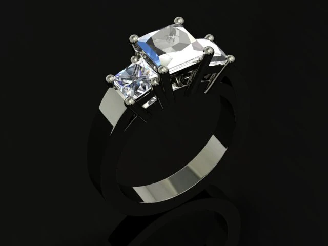 jewellery ring 3D Print Model .c4d .max .obj .3ds .fbx .stl .blend 