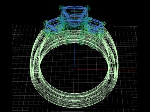 jewellery ring 3D-printmodel