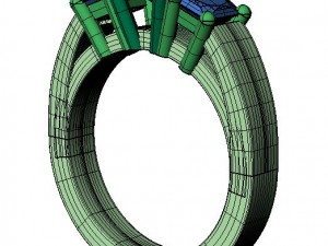 jewellery ring 3D-printmodel