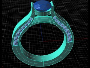 jewellery ring 3D 打印模型