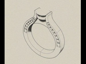 jewellery ring 3D Print Model