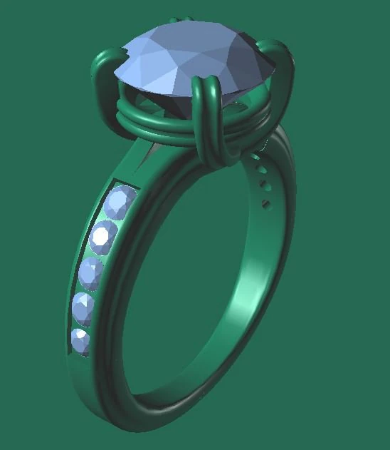 jewellery ring 3D Print Model .c4d .max .obj .3ds .fbx .stl .blend 