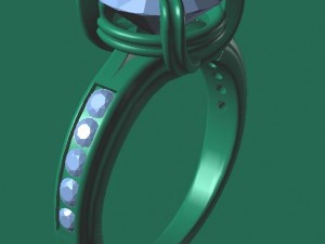 jewellery ring 3D-printmodel