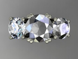 jewellery ring Model Cetak 3D
