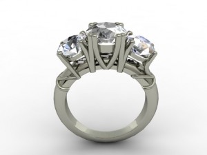 jewellery ring Model Cetak 3D