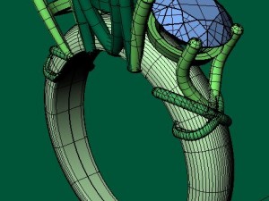 jewellery ring Model Cetak 3D
