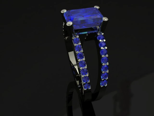 jewellery ring 3D Print Model .c4d .max .obj .3ds .fbx .stl .blend 