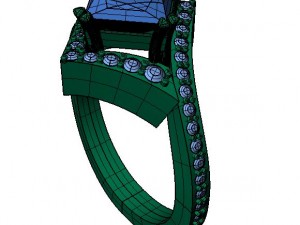 jewellery ring Modello di stampa 3D