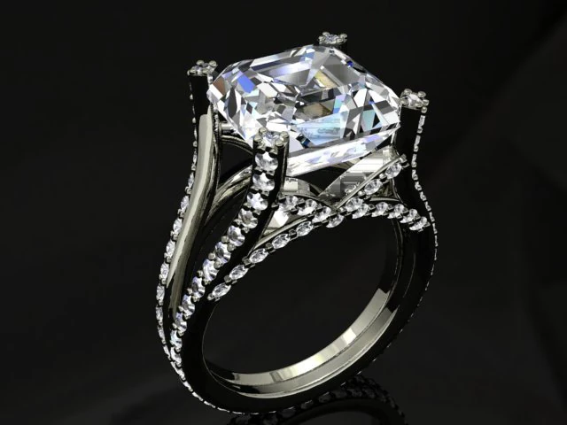 jewellery ring 3D Print Model .c4d .max .obj .3ds .fbx .stl .blend 