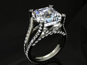 bague à bijoux Modèles 3D en vedette