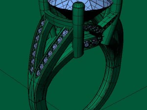 jewellery ring 3D Baskı Modeli