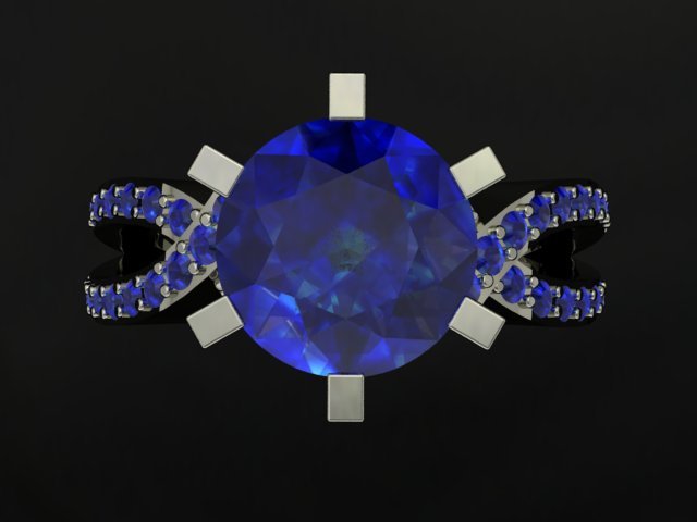 jewellery ring 3D प्रिंट मॉडल .c4d .max .obj .3ds .fbx .stl .blend 