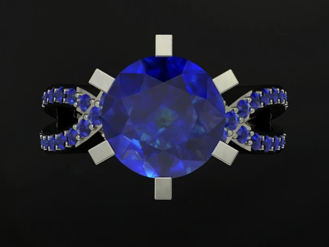 jewellery ring 3D Print Model .c4d .max .obj .3ds .fbx .stl .blend 