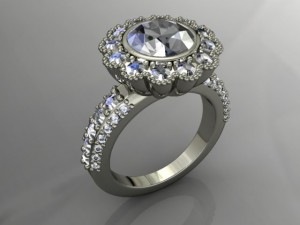 jewellery ring 3D Baskı Modeli