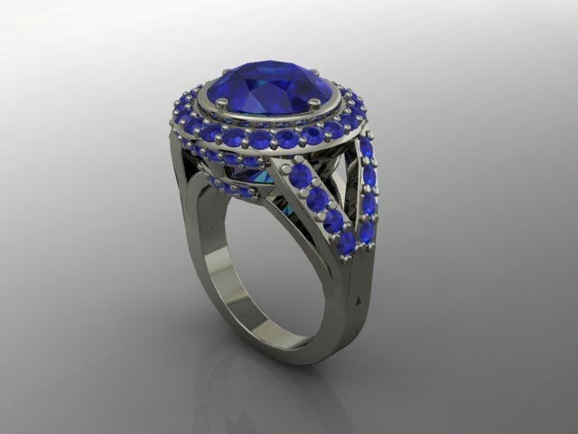 jewellery ring 3D Принт Модель .c4d .max .obj .3ds .fbx .stl .blend 