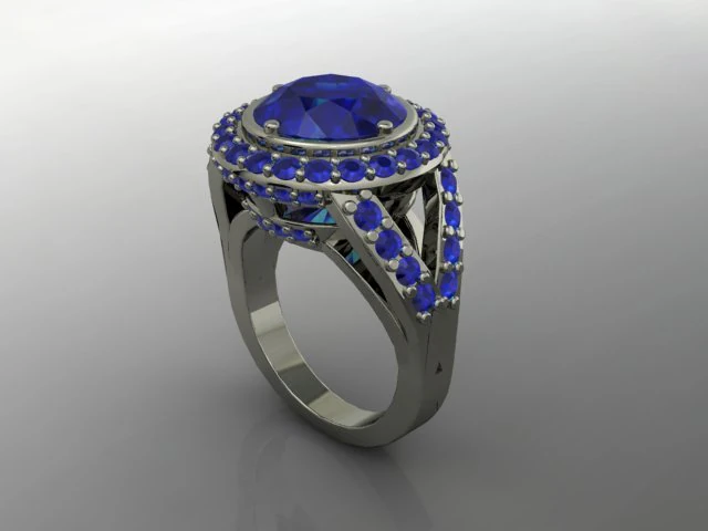 jewellery ring 3D Print Model .c4d .max .obj .3ds .fbx .stl .blend 