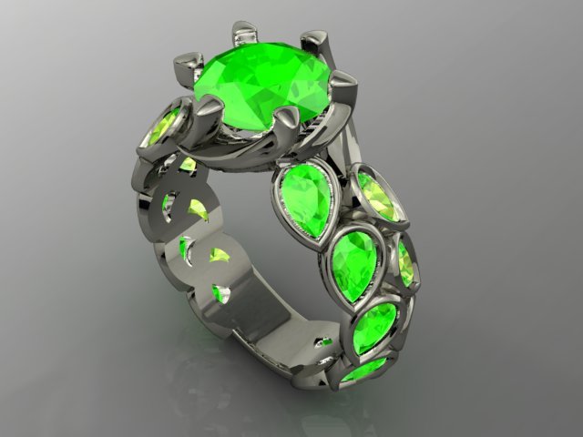 jewellery ring Modelo de Impressão 3D .c4d .max .obj .3ds .fbx .stl .blend 
