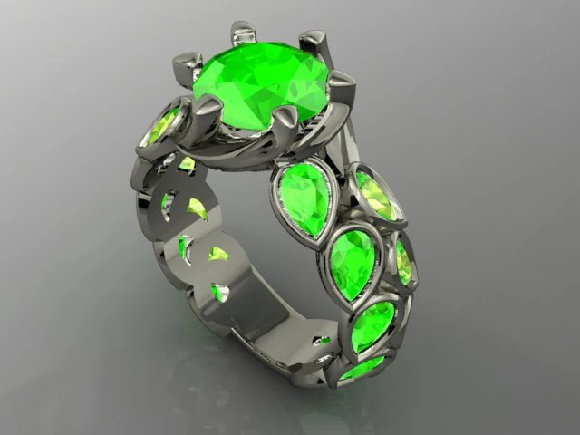jewellery ring 3D Print Model .c4d .max .obj .3ds .fbx .stl .blend 