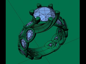 jewellery ring Modelo de Impressão 3D