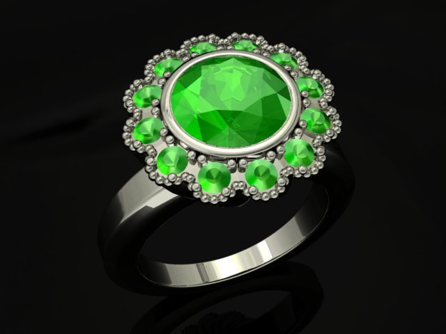 jewellery ring Model Cetak 3D .c4d .max .obj .3ds .fbx .stl .blend 