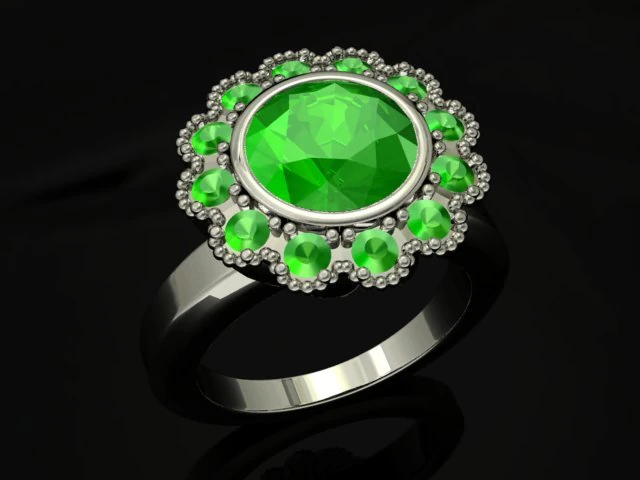 jewellery ring 3D Print Model .c4d .max .obj .3ds .fbx .stl .blend 