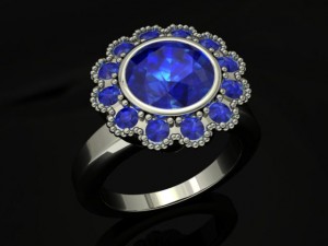 jewellery ring Model Cetak 3D